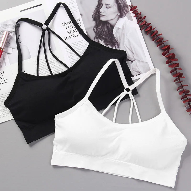 Soutien-gorge push-up respirant et sexy sans couture pour femme, haut sportif à fort impact pour gym, fitness et yoga MAEJORKEN
