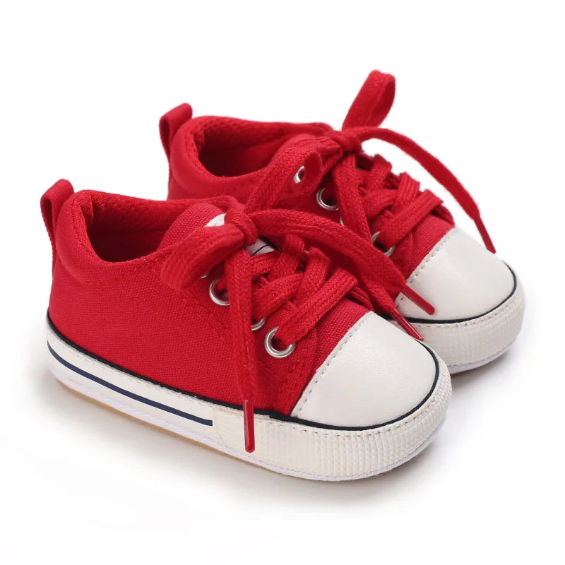 MRovior-Baskets en Toile pour Bébé Garçon et Fille de 0 à 18 Mois, Chaussures Confortables, Souples, Unisexes MAEJORKEN