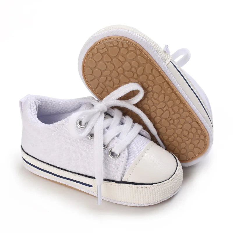 MRovior-Baskets en Toile pour Bébé Garçon et Fille de 0 à 18 Mois, Chaussures Confortables, Souples, Unisexes MAEJORKEN