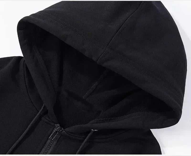 Sweat à capuche avec fermeture éclair pour femmes, Style unisexe, surdimensionné, ample, haut d'extérieur, imprimé cœur, léopard, fermeture éclair, nouvelle collection MAEJORKEN