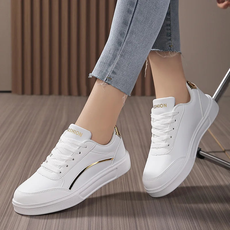 Vente chaude femmes chaussures dames chaussures décontractées Bling Skateboard baskets pour femmes Tennis chaussures de marche MAEJORKEN