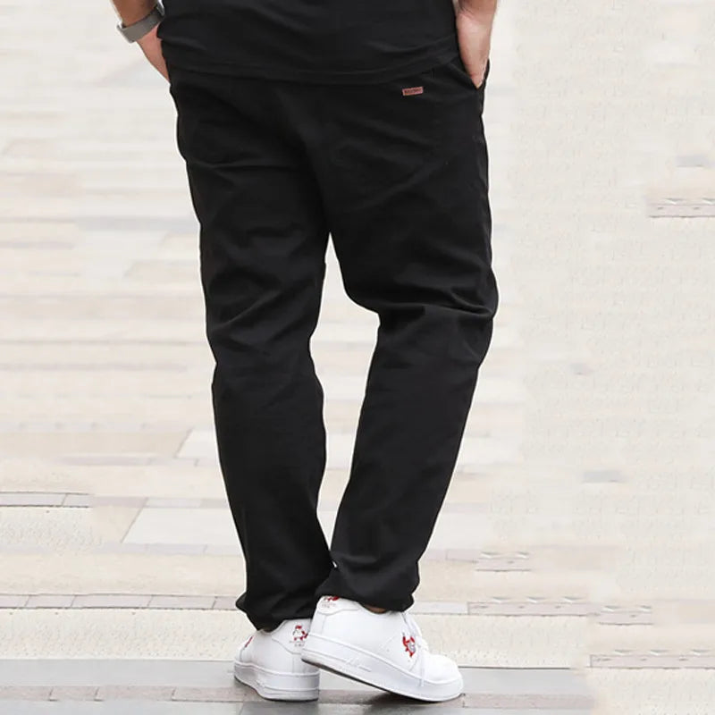 Pantalon coupe droite coton pour hommes