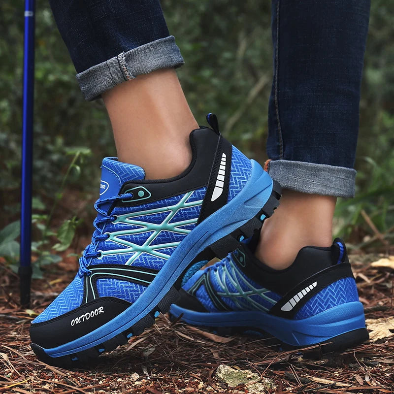 Chaussures de randonnée en maille pour hommes, souliers de voyage respirants, imperméables, pour plein air, chasse, pêche, montagne, équitation, sport MAEJORKEN