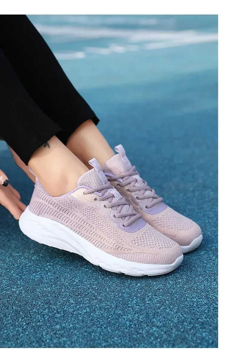 Baskets d'été respirantes pour femmes, semelle souple, plateforme confortable, baskets décontractées en maille, chaussures d'entraînement légères antidérapantes MAEJORKEN