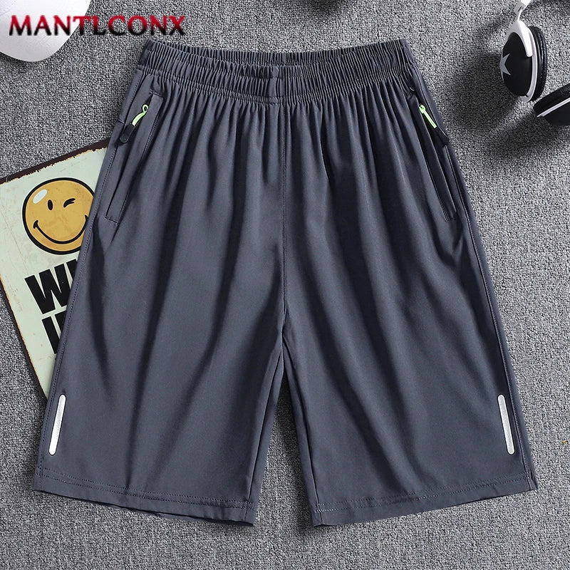 Shorts classiques d'été pour hommes, à séchage rapide nouveaux shorts décontractés d'été du M au 4XL avec poches zippées MAEJORKEN
