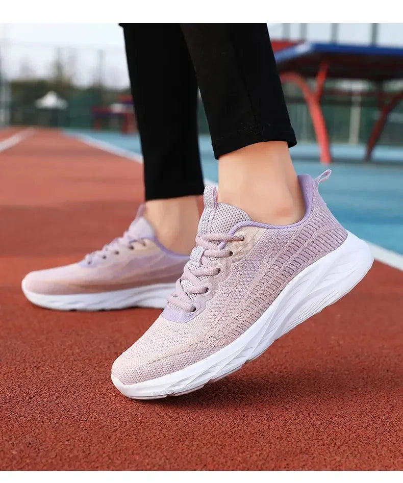 Baskets d'été respirantes pour femmes, semelle souple, plateforme confortable, baskets décontractées en maille, chaussures d'entraînement légères antidérapantes MAEJORKEN