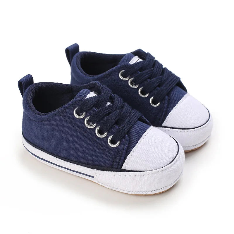 MRovior-Baskets en Toile pour Bébé Garçon et Fille de 0 à 18 Mois, Chaussures Confortables, Souples, Unisexes MAEJORKEN