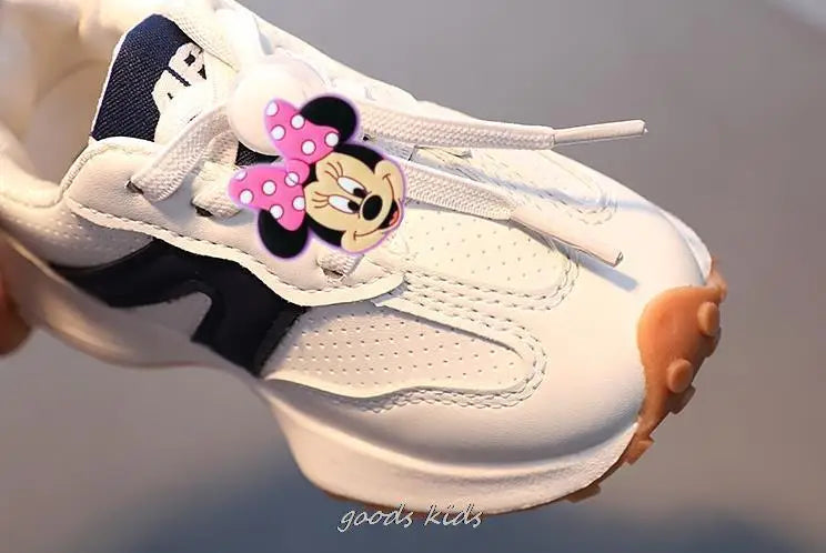 Mickey canard chaussures point enfants baskets confortable printemps automne pour les filles dessin animé enfants chaussures de course MAEJORKEN
