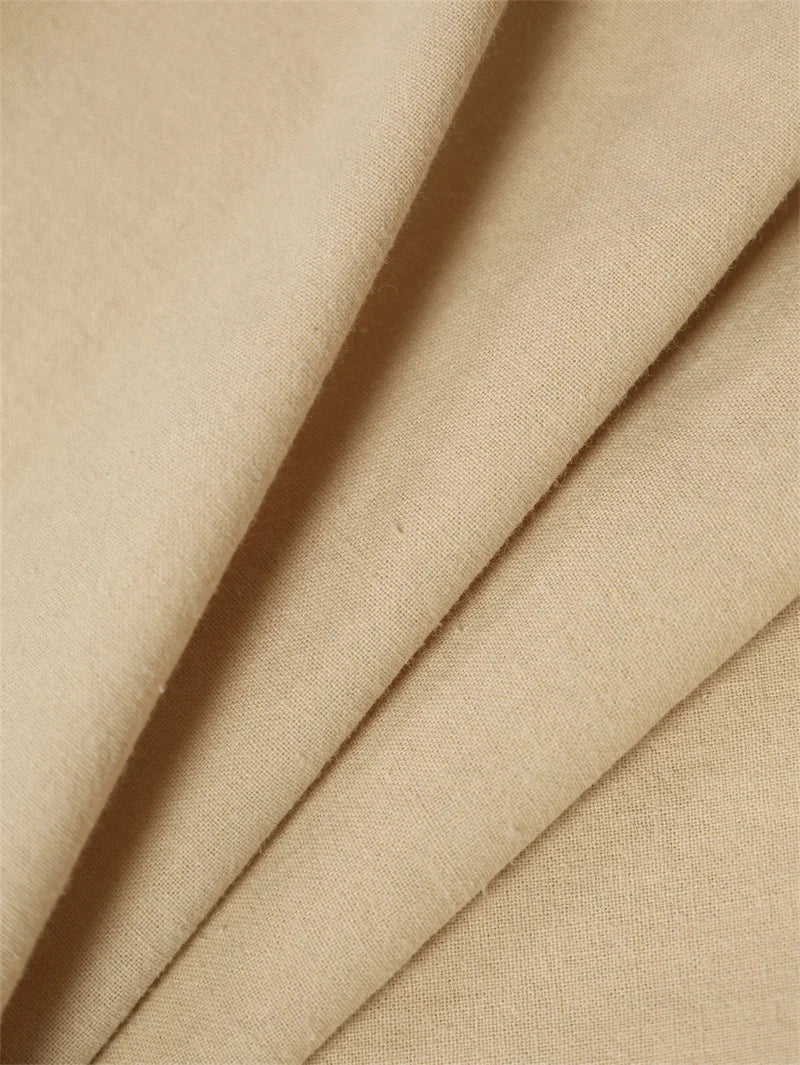Polo d'été décontracté en coton et lin pour hommes, T-shirts à manches courtes à séchage rapide, hauts à col rabattu, pull pour hommes MAEJORKEN