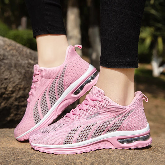 Chaussures de course en maille respirante pour femmes