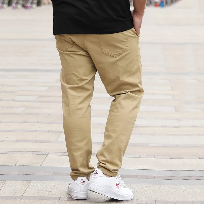 Pantalon coupe droite coton pour hommes