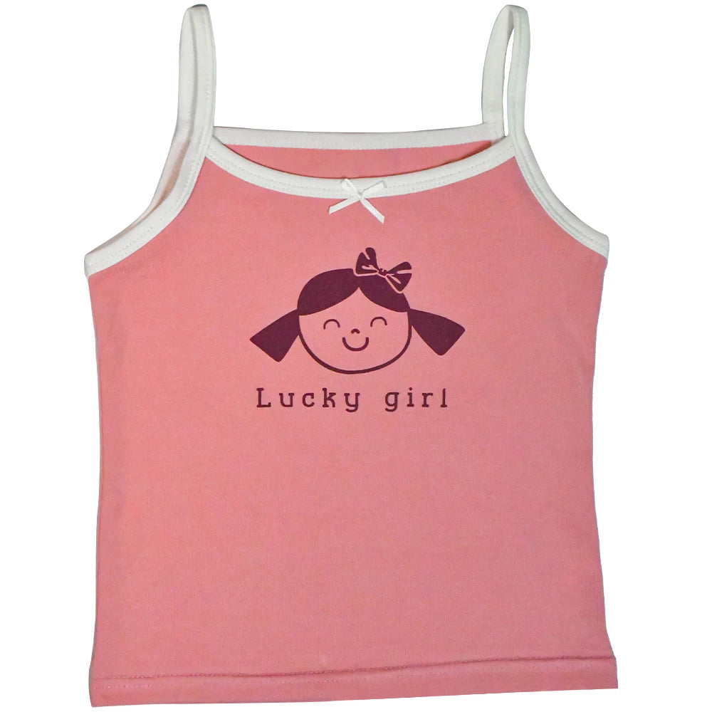 Débardeur d'été pour enfants filles, t-shirt sans manches, gilet à fleurs de dessin animé, Camisoles, maillot de corps en coton, t-shirts pour jeunes adolescents, 2024 MAEJORKEN