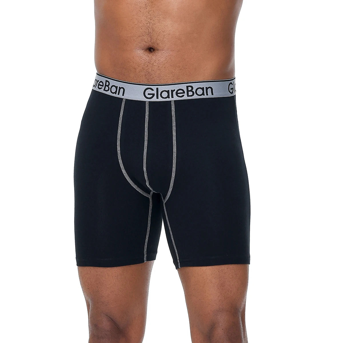 4 pièces ensemble mi-long Boxer Shorts sous-vêtements masculins coton respirant hommes caleçons pour hommes Homme Boxershorts glisse culotte douce MAEJORKEN