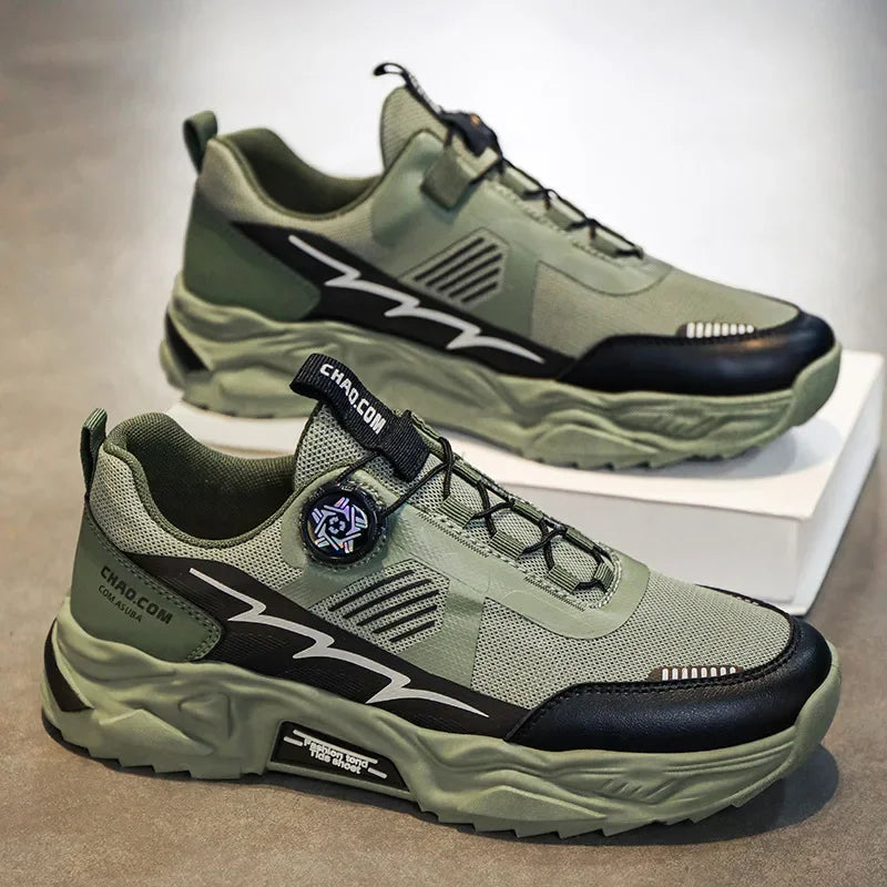 Baskets de tennis respirantes pour hommes, chaussures de course à plateforme décontractées, chaussures de sport de luxe, chaussures non aldes, confortables, quatre saisons, extérieur MAEJORKEN