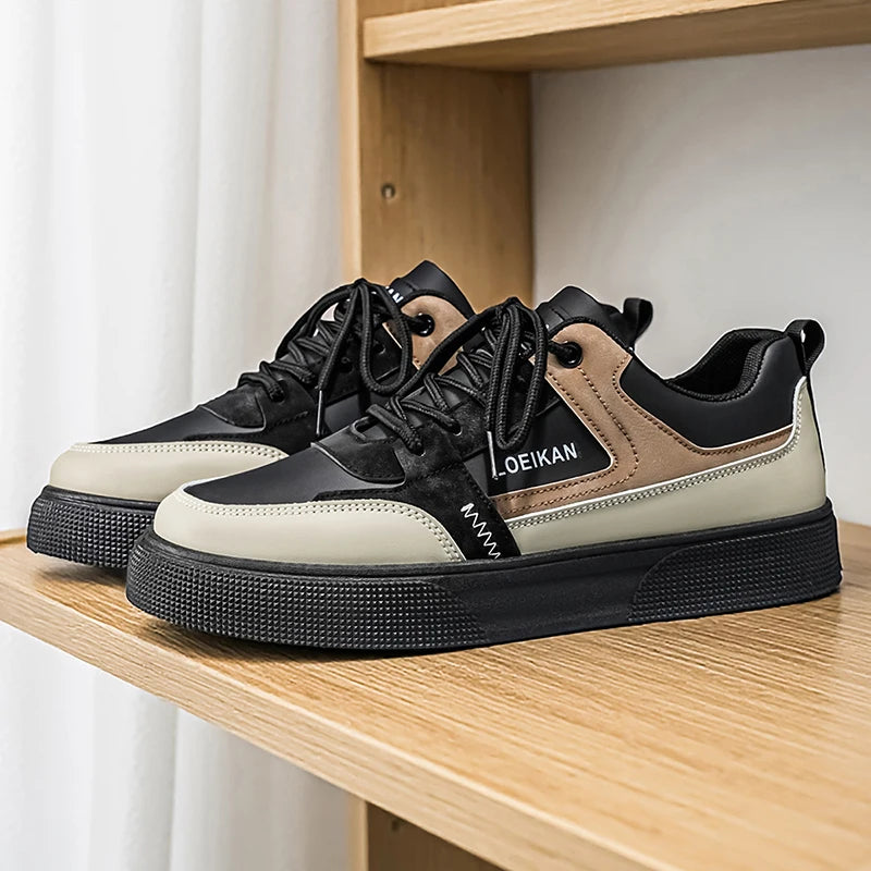 Loiekan Baskets décontractées pour hommes, chaussures à plateforme colorées, respirantes et légères, pour la marche MAEJORKEN