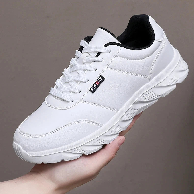 Hommes chaussures mocassins souples chaussures décontractées confortables pour hommes solide noir blanc marche hommes baskets chaussures grande taille 39-46 MAEJORKEN