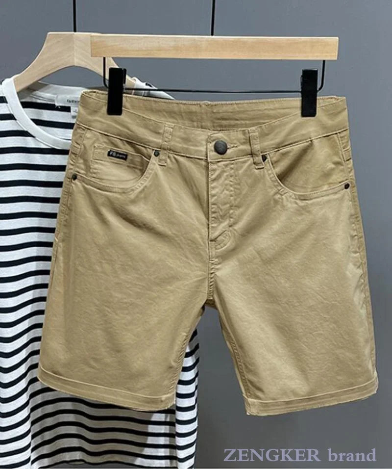 Short d'été grande taille pour hommes, culotte ample surdimensionnée, pantalon moyen, section fine, extensible, en coton, décontracté, 42 44 46 MAEJORKEN