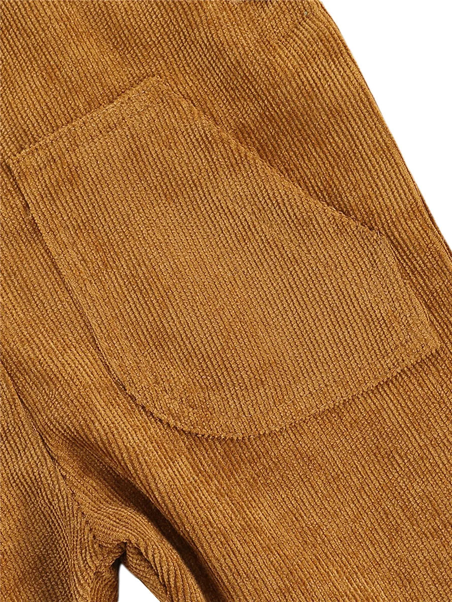 Combinaison pantalon à bretelles unisexe pour bébé de 0 à 24 mois, avec boutons, couleur unie, pour tout-petits garçons et filles MAEJORKEN