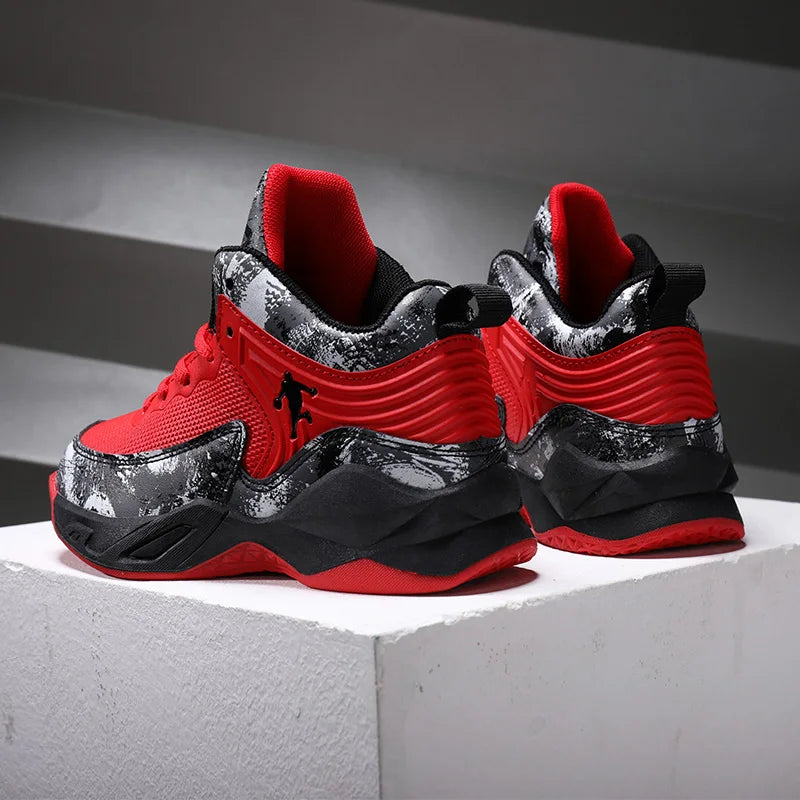 2025 chaussures de Basket-ball pour enfants baskets nouveaux garçons marque semelle épaisse antidérapant enfants chaussures de sport enfant garçon Basket formateur chaussures MAEJORKEN