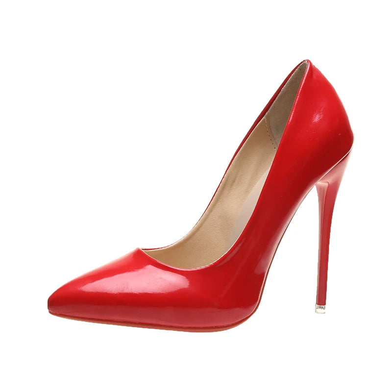 Chaussures à talons hauts cuir verni coloré