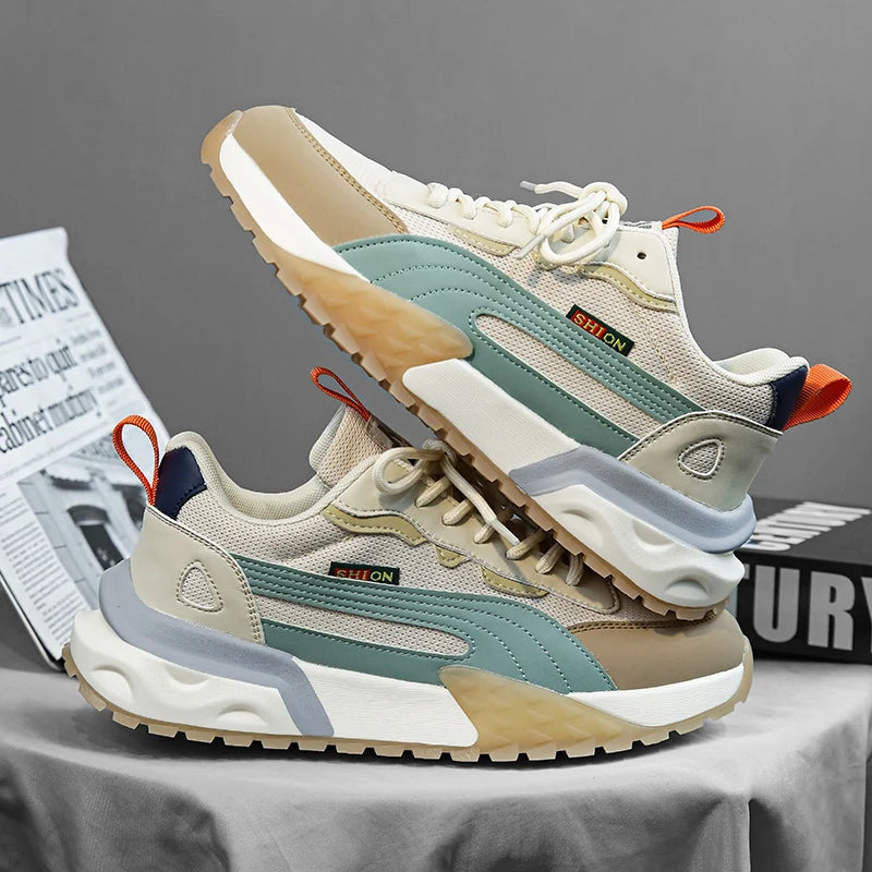 Chaussures de sport originales pour hommes, coupe basse, légères, rembourrées, de course, confortables et stables, de marche, offre spéciale, automne MAEJORKEN