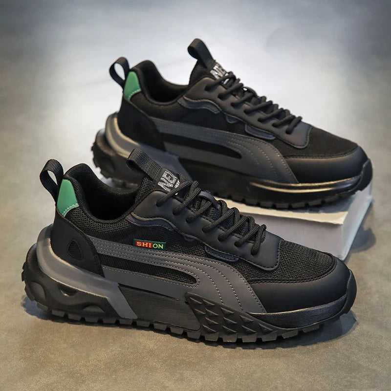 Chaussures de sport originales pour hommes, coupe basse, légères, rembourrées, de course, confortables et stables, de marche, offre spéciale, automne MAEJORKEN