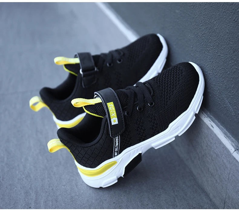 Chaussures de Course en Maille Respirante pour Enfant Garçon et Fille, Baskets Confortables et Décontractées à la Mode MAEJORKEN