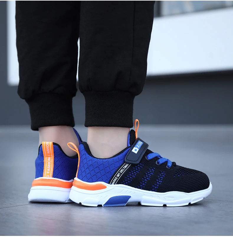 Chaussures de Course en Maille Respirante pour Enfant Garçon et Fille, Baskets Confortables et Décontractées à la Mode MAEJORKEN