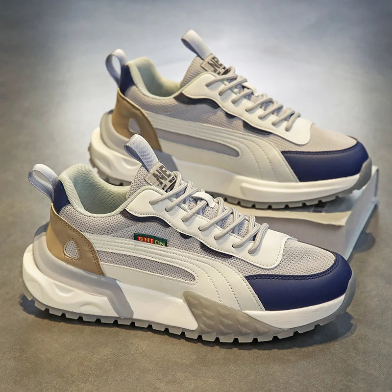 Chaussures de sport originales pour hommes, coupe basse, légères, rembourrées, de course, confortables et stables, de marche, offre spéciale, automne MAEJORKEN