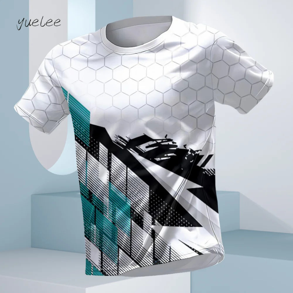 T-Shirt d'été à manches courtes pour hommes, respirant, course à pied, Fitness, sport, décontracté, col rond, surdimensionné, hauts quotidiens pour hommes MAEJORKEN