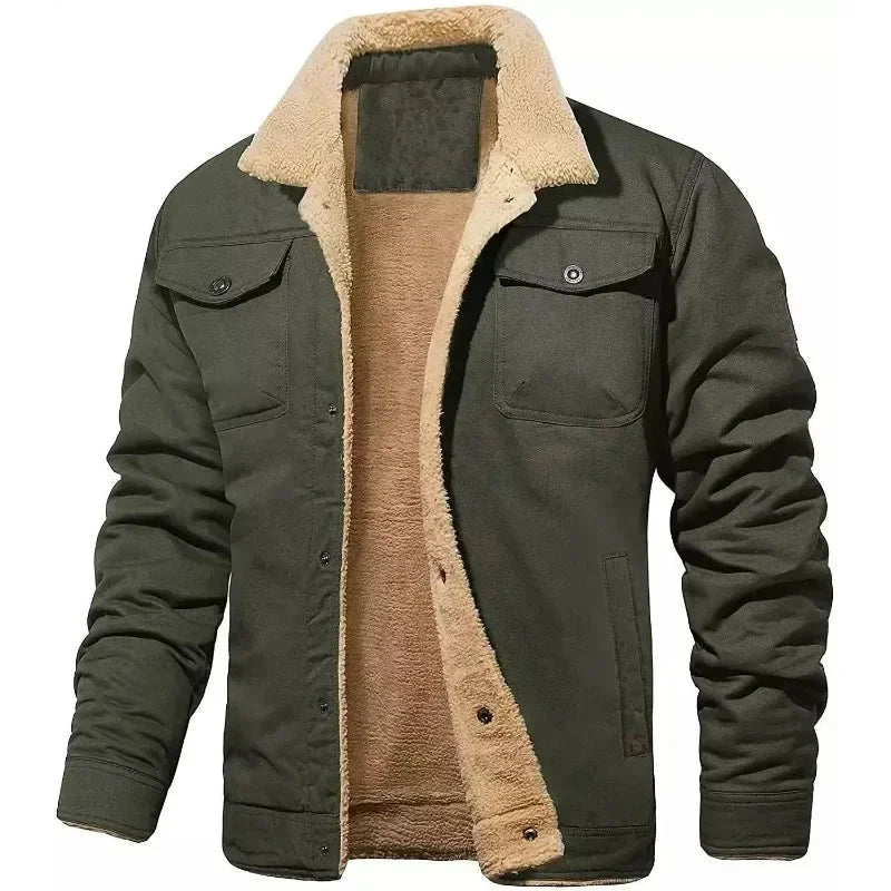 Veste d'automne/hiver  en coton velours à la mode du S au 5XL MAEJORKEN
