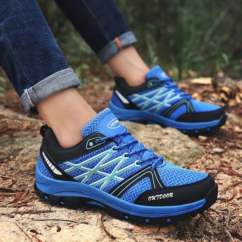 Chaussures de randonnée en maille pour hommes, souliers de voyage respirants, imperméables, pour plein air, chasse, pêche, montagne, équitation, sport MAEJORKEN