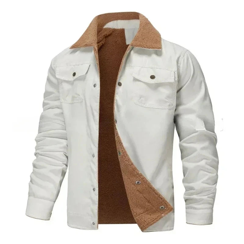 Veste d'automne/hiver  en coton velours à la mode du S au 5XL MAEJORKEN