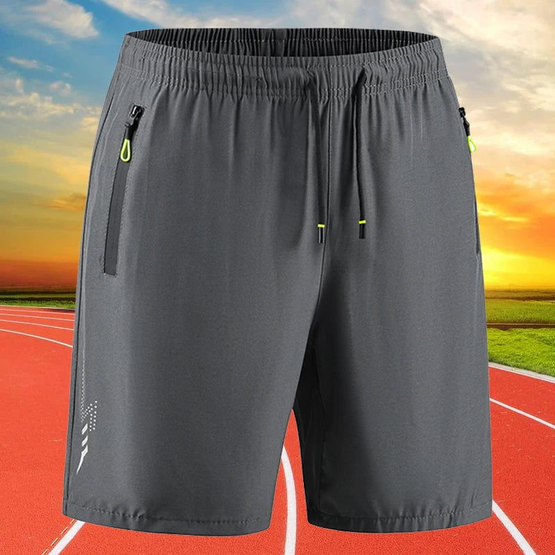 Shorts classiques d'été pour hommes, à séchage rapide nouveaux shorts décontractés d'été du M au 4XL avec poches zippées MAEJORKEN