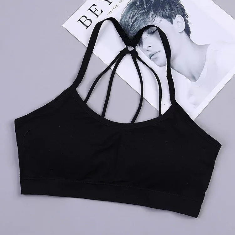 Soutien-gorge push-up respirant et sexy sans couture pour femme, haut sportif à fort impact pour gym, fitness et yoga MAEJORKEN