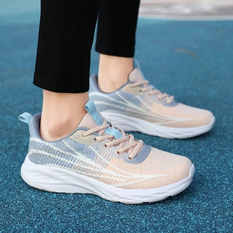 Baskets d'été respirantes pour femmes, semelle souple, plateforme confortable, baskets décontractées en maille, chaussures d'entraînement légères antidérapantes MAEJORKEN