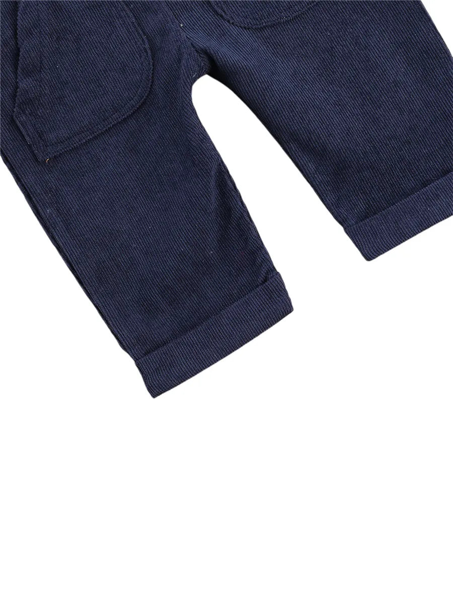 Combinaison pantalon à bretelles unisexe pour bébé de 0 à 24 mois, avec boutons, couleur unie, pour tout-petits garçons et filles MAEJORKEN