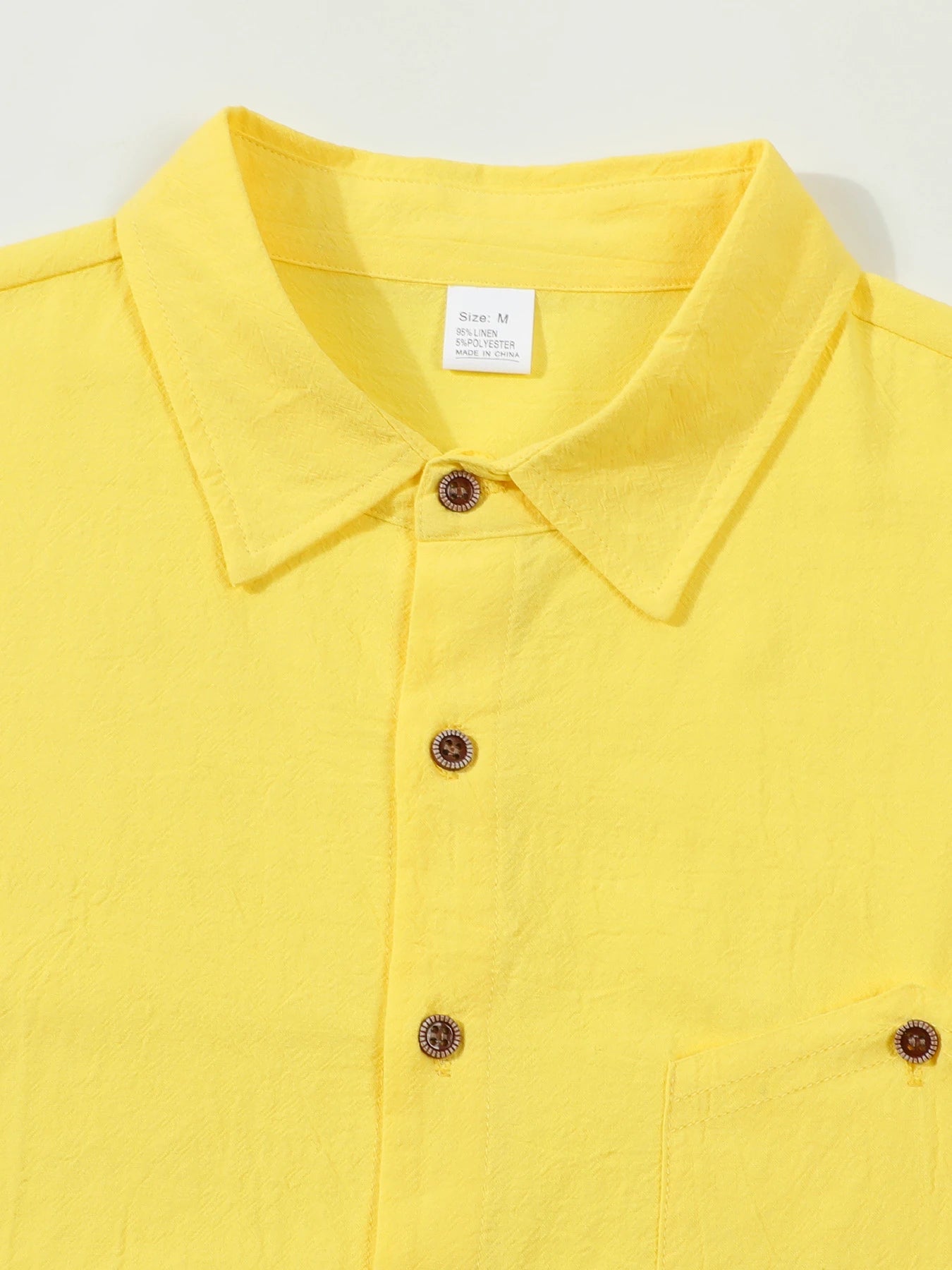 Chemise à manches longues en coton et chanvre pour hommes, ample et décontractée, avec col de poche, nouvelle collection automne 2025 MAEJORKEN