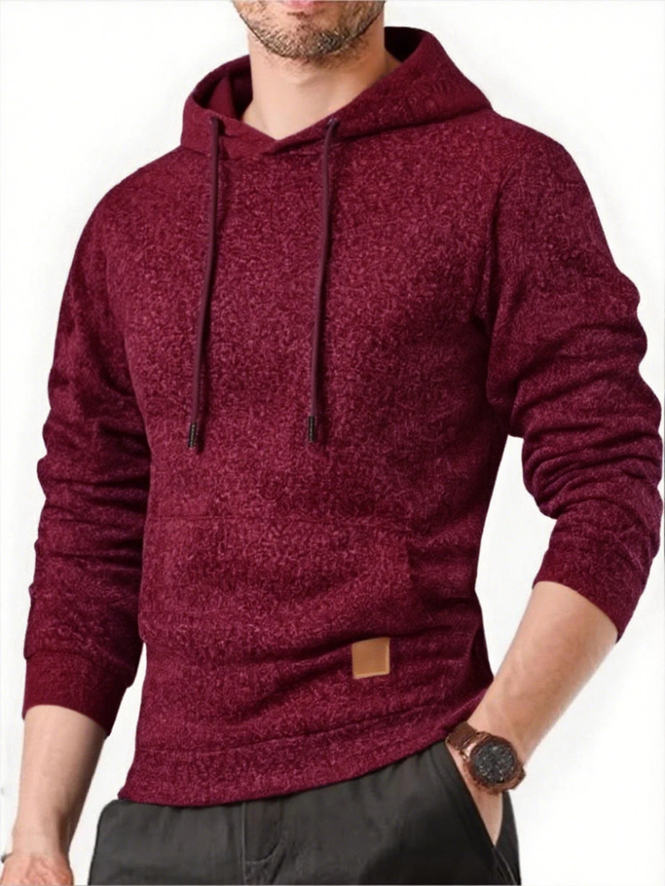 Sweat-shirt nouveau printemps automne Streetwear mode vêtements d'extérieur hommes couleur unie sweat à capuche décontracté ample polaire manteaux hommes vêtements MAEJORKEN