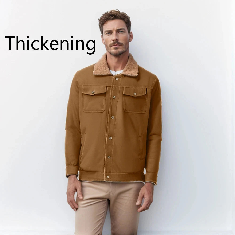 Veste d'automne/hiver  en coton velours à la mode du S au 5XL MAEJORKEN