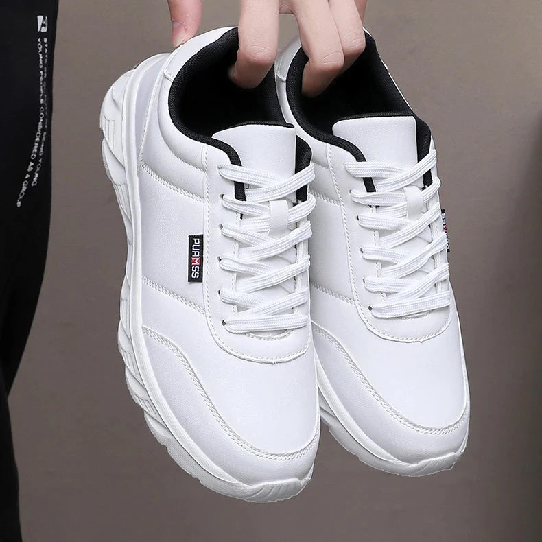 Hommes chaussures mocassins souples chaussures décontractées confortables pour hommes solide noir blanc marche hommes baskets chaussures grande taille 39-46 MAEJORKEN