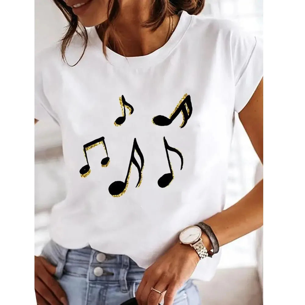 T-shirt col rond femme, humoristique et décontracté, Y2K, années 90 du S au 3XL MAEJORKEN