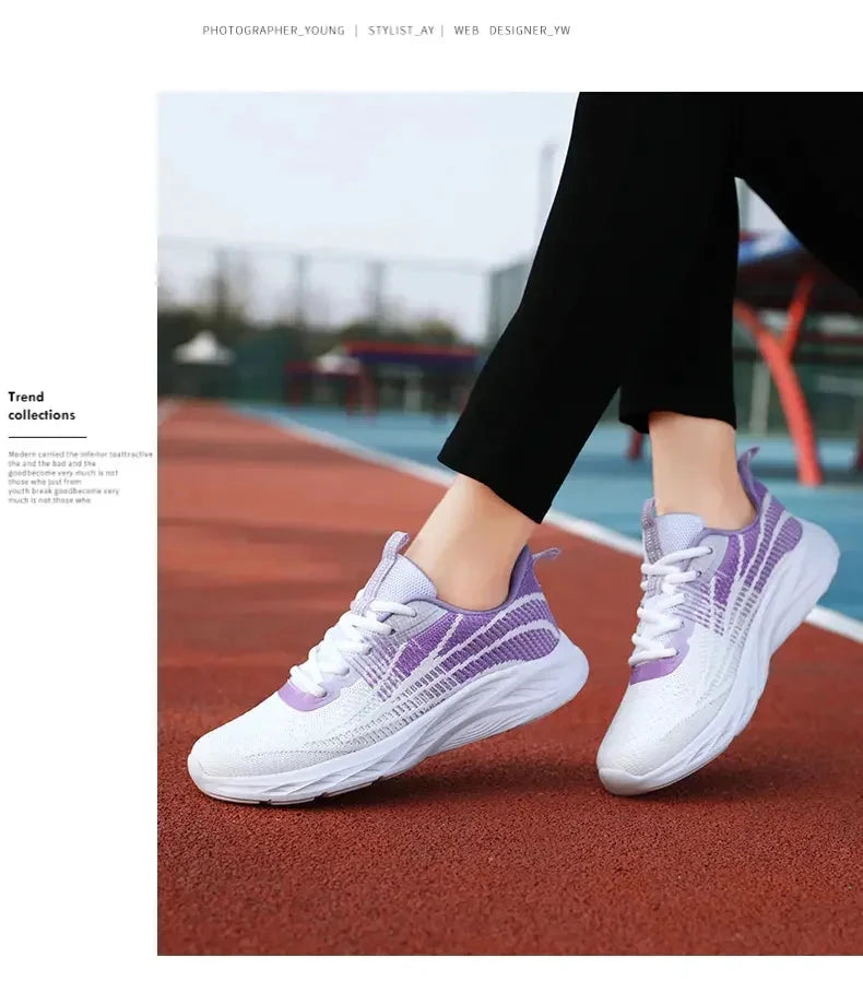 Baskets d'été respirantes pour femmes, semelle souple, plateforme confortable, baskets décontractées en maille, chaussures d'entraînement légères antidérapantes MAEJORKEN