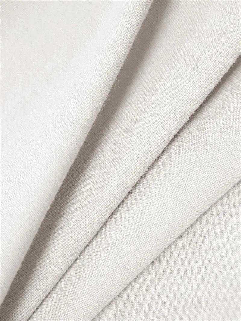 Polo d'été décontracté en coton et lin pour hommes, T-shirts à manches courtes à séchage rapide, hauts à col rabattu, pull pour hommes MAEJORKEN
