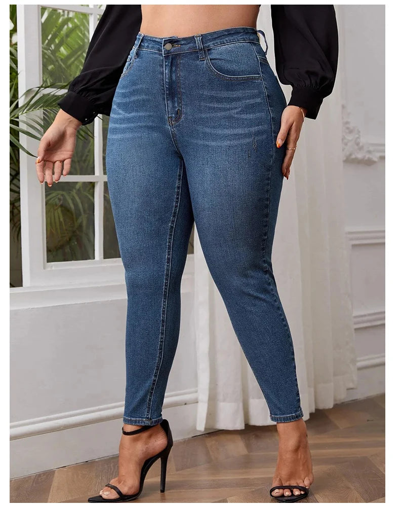 Jeans taille haute
