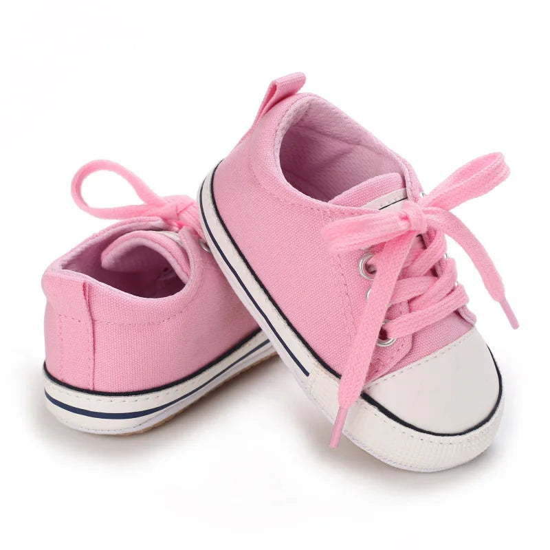 MRovior-Baskets en Toile pour Bébé Garçon et Fille de 0 à 18 Mois, Chaussures Confortables, Souples, Unisexes MAEJORKEN