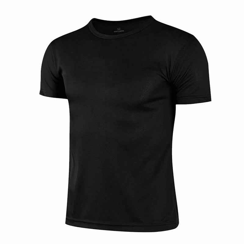 T-shirt de sport à manches courtes à séchage rapide pour hommes et femmes, maillot de gym, chemise de fitness, t-shirt de course, vêtements de sport respirants pour adolescents MAEJORKEN