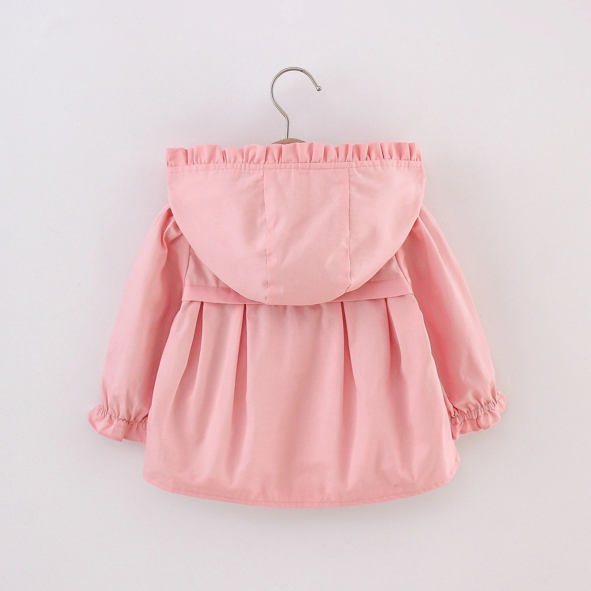 Veste d'automne pour bébé fille de 0 à 3 ans, coupe-vent en coton à manches longues, veste à capuche pour bébé fille MAEJORKEN
