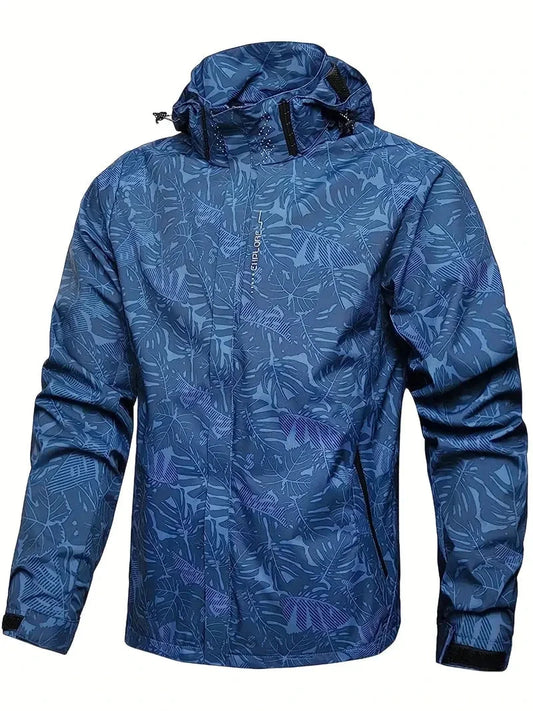 Veste coupe-vent imperméable décontractée pour hommes grande taille du M au 5XL