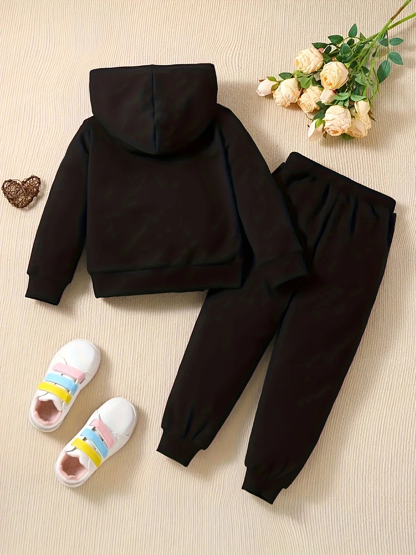 Ensemble deux pièces à capuche et pantalon de sport pour bébé fille, motif papillon, à la mode, cadeau de printemps et d'automne MAEJORKEN